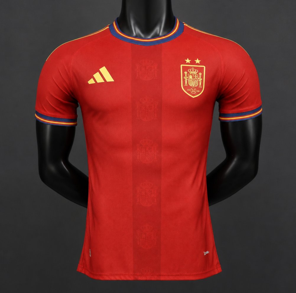 player version 26 27 spain special edition jersey front Player Version 26 27 Spain Special Edition Jersey - Front