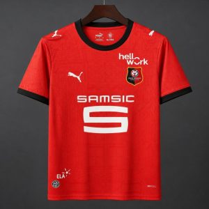 Player Version 26 27 Stade Rennais Red Jersey - Front