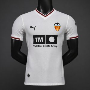 Player Version 26 27 Valencia Home White Jersey - Front