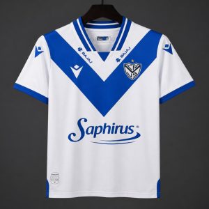 Player Version 26 27 Vélez Sársfield White & Blue V-Panel Home Jersey - Front