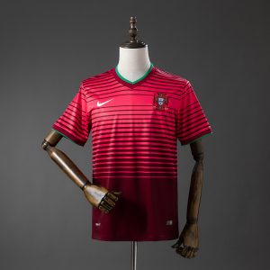 Portugal 2014 Retro Home Jersey S-XXL - Front