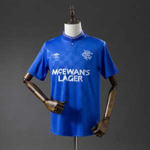 Rangers 87 90 Home Retro Jersey S-XXL - Front