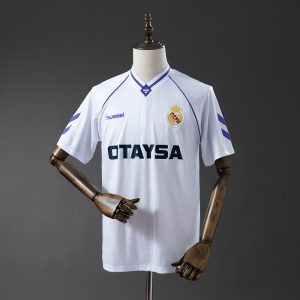 New arrivals Real Madrid 90 91 Home Retro Jersey S-XXL - Front