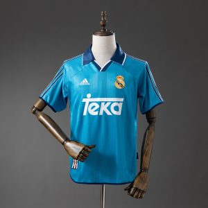 New arrivals Real Madrid 99 00 Third Away Retro Jersey S-XXL - Front