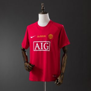 New arrivals Retro 07 08 M-U Champions League version home S-XXL - Front