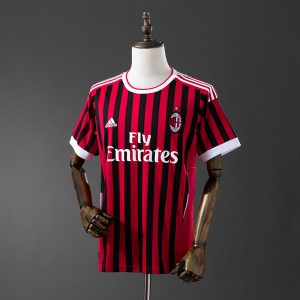 New arrivals Retro 11 12 AC Milan home S-XXL - Front