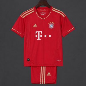 Retro 12 13 Kids Bayern Munich Home Jersey - Front