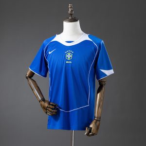 New arrivals Retro 2004 06 Brazil away S-XXL - Front