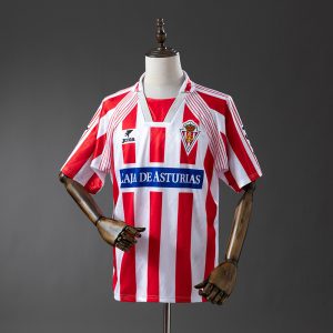 Retro 94 95 Sporting Gijon Home Size S-XXL - Front