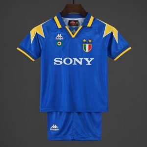 Retro 95 96 Kids Juventus Away Jersey - Front