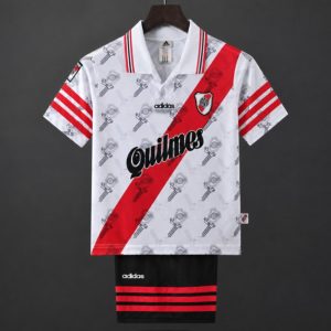 Retro 96 97 Kids River Plate Home Jersey - Front
