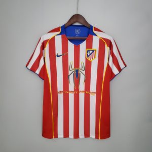 New arrivals Retro Atletico Madrid 04 05 home S-XXL - Front