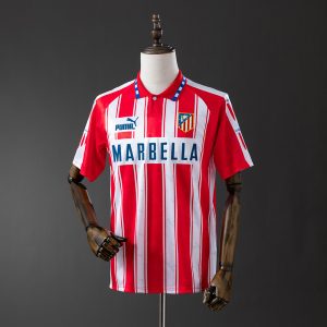 New arrivals Retro Atletico Madrid 94 95 home S-XXL - Front