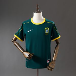 Retro Goalkeeper Brazil 1998 Dark Green S-XXL - Front