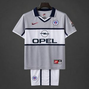 Retro Kids 00 01 PSG Paris Saint-Germain Away Jersey - Front