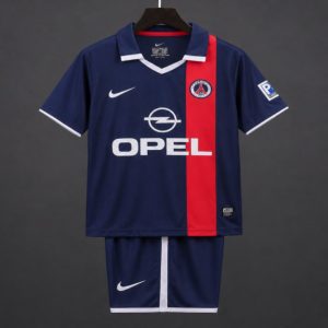 Retro Kids 01 02 PSG Paris Saint-Germain Home Jersey - Front