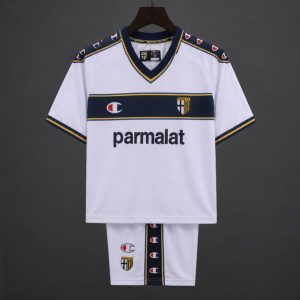 Retro Kids 02 03 Parma Home Jersey - Front