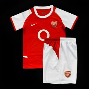 Retro Kids 02 04 Arsenal Home Jersey - Front