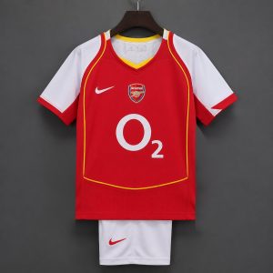 Retro Kids 04 05 Arsenal Home Jersey - Front