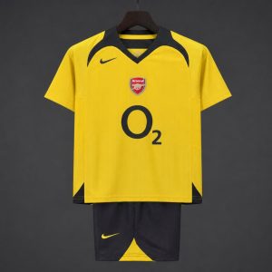 Retro Kids 05 06 Arsenal Away Jersey - Front