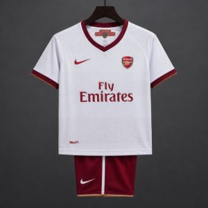 Retro Kids 07 08 Arsenal Away Jersey - Front