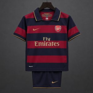 Retro Kids 07 08 Arsenal Third Away Jersey - Front