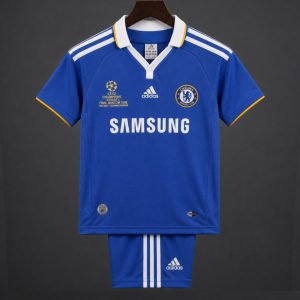 Retro Kids 07 08 Chelsea Home Jersey - Front