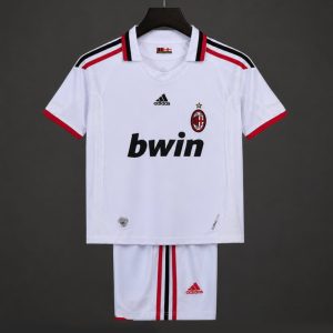 Retro Kids 09 10 AC Milan Away Jersey - Front