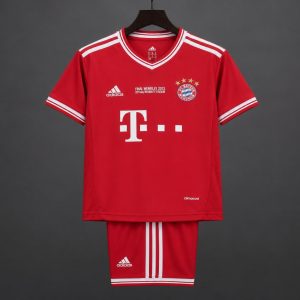 Retro Kids 13 14 Bayern Munich Home Jersey - Front