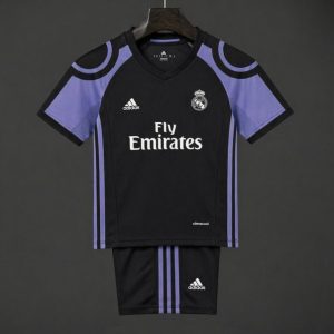Retro Kids 16 17 Real Madrid Third Jersey - Front