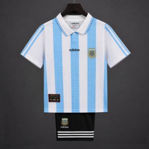 Retro Kids 1994 Argentina Home Jersey - Front