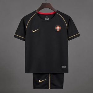 Retro Kids 2006 Portugal Away Jersey - Front