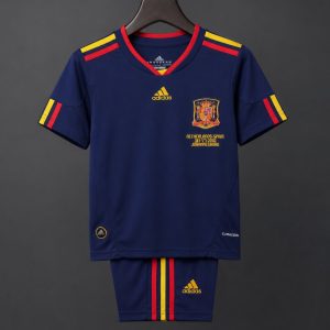 Retro Kids 2010 Spain Away Jersey - Front
