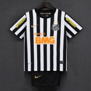 Retro Kids 2013 Santos Away Jersey - Front