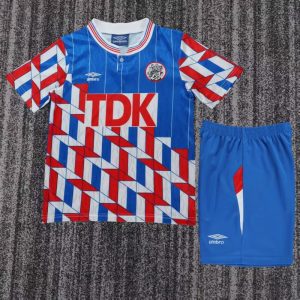 Retro Kids 89 90 Ajax Away Jersey - Front