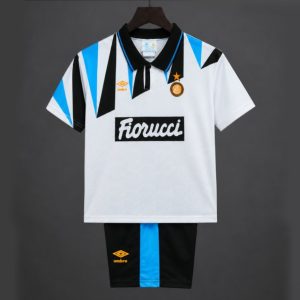 Retro Kids 92 93 Inter Milan Away Jersey - Front