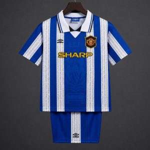 Retro Kids 94 96 Manchester United Third Jersey - Front