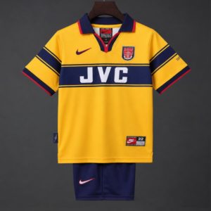 Retro Kids 97 99 Arsenal Away Jersey - Front