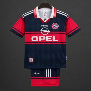 Retro Kids 97 99 Bayern Munich Home Jersey - Front