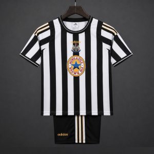 Retro Kids 97 99 Newcastle United Home Jersey - Front
