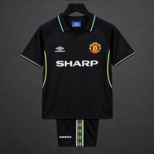 Retro Kids 98 99 Manchester United Third Jersey - Front