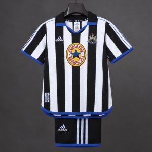 Retro Kids 99 00 Newcastle United Home Jersey - Front