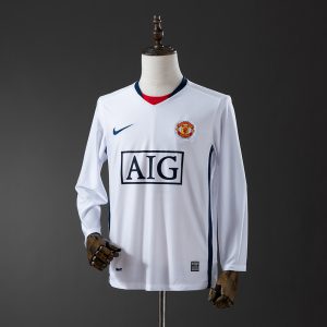 Retro M-U 08 09 Champions League Away Edition S-XXL-2 - Front