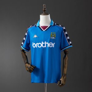 Retro Manchester City 97 99 home S-XXL - Front