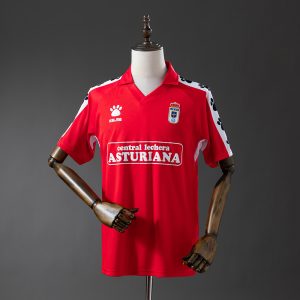 New arrivals Retro Real Oviedo 90 91 Home S-XXL - Front