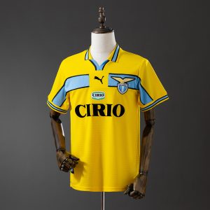 Retro shirt Lazio 98 99 yellow S-XXL - Front