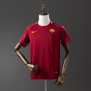 Roma 17 18 Home Retro Jersey S-XXL - Front