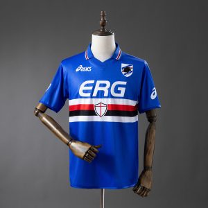 Sampdoria 03 04 Home Retro Jersey S-XXL - Front