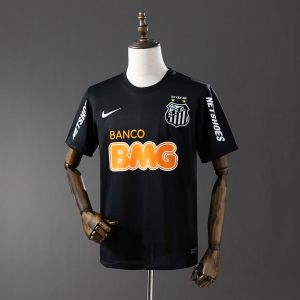 Sale Santos 12 13 Black Retro Jersey S-XXL - Front