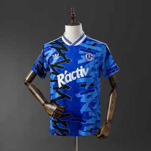 Sale Schalke 04 92 93 Home Retro Jersey S-XXL - Front